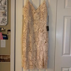 Lulus crochet midi dress